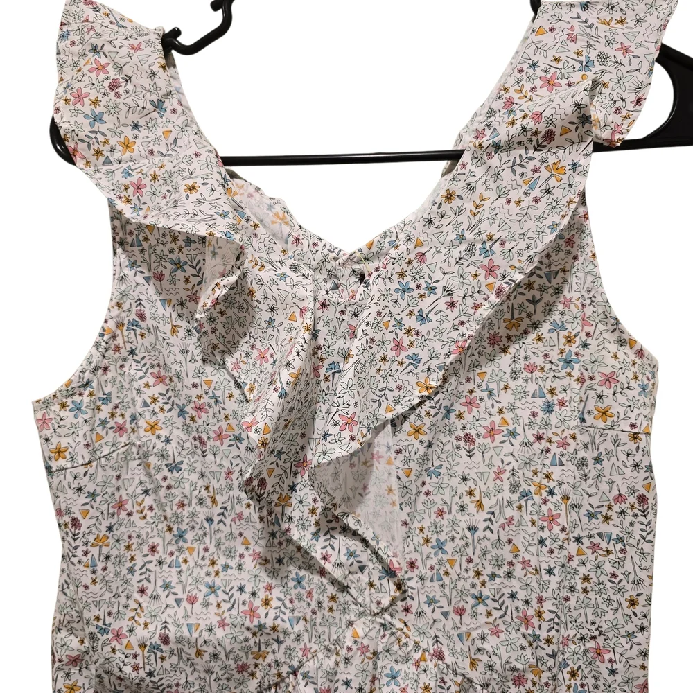 NWT Tea Collection Multicolor Floral Ruffle Dress